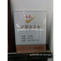 professional custom acrylic plaque with silk screen printing acrylic plaque for furniture certification